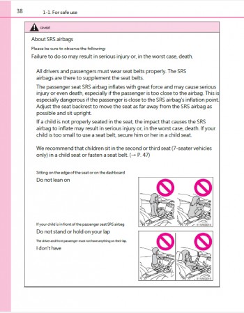 toyota prius alpha 2020-2021 owners manual in english